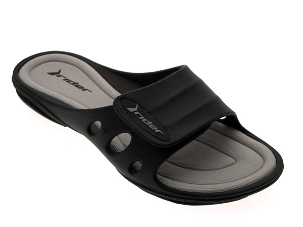 male leather slippers